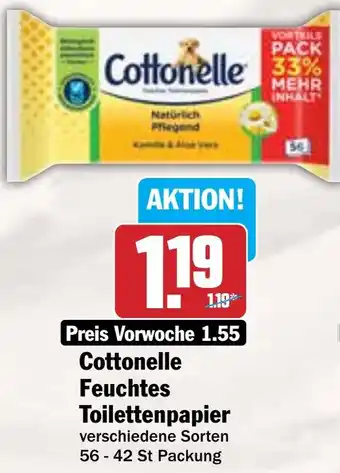 Hit Cottonelle Feuchtes Toilettenpapier Angebot