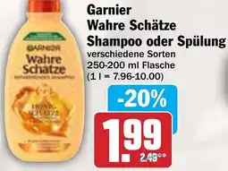 Hit Garnier Wahre Schätze Shampoo oder Spülung Angebot