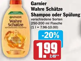 Hit Garnier Wahre Schätze Shampoo oder Spülung Angebot