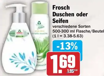 Hit Frosch Duschen oder Seifen Angebot