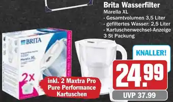 Hit Brita Wasserfilter Marella XL Angebot