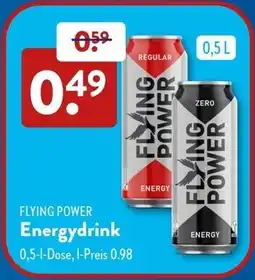 Aldi Süd FLYING POWER Energydrink Angebot