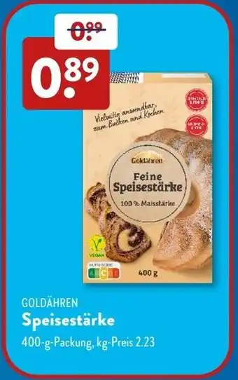 Aldi Süd GOLDÄHREN Speisestärke Angebot