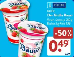 Aldi Süd BAUER Der Große Bauer Angebot