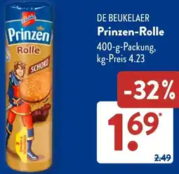 Aldi Süd DE BEUKELAER Prinzen-Rolle Angebot