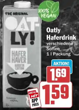 Hit Oatly Haferdrink Angebot