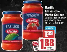 Hit Barilla klassische Pasta-Saucen Angebot