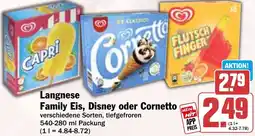 Hit Langnese Family Eis, Disney oder Cornetto Angebot