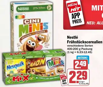 Hit Nestlé Frühstückscerealien Angebot