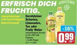 Hit Gerolsteiner Schorlen, Limonaden, Tee oder Fruity Water Angebot