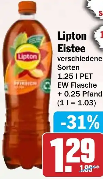 Hit Lipton Eistee Angebot