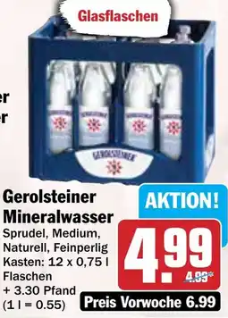 Hit Gerolsteiner Mineralwasser Angebot