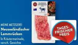 Aldi Süd MEINE METZGEREI Neuseeländischer Lammrücken Angebot
