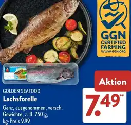 Aldi Süd GOLDEN SEAFOOD Lachsforelle Angebot