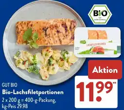 Aldi Süd GUT BIO Bio-Lachsfiletportionen Angebot