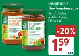 Aldi Süd NUR NUR NATUR Bio-Tomatensauce Angebot