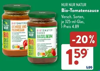 Aldi Süd NUR NUR NATUR Bio-Tomatensauce Angebot