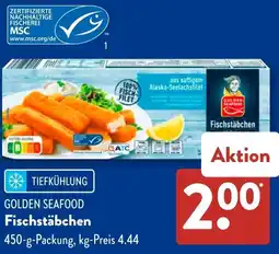 Aldi Süd GOLDEN SEAFOOD Fischstäbchen Angebot