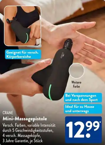 Aldi Süd CRANE Mini-Massagepistole Angebot