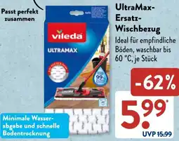 Aldi Süd Vileda UltraMax Ersatz Wischbezug Angebot