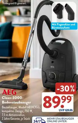 Aldi Süd AEG Clean-3000 Bodenstaubsauger Angebot