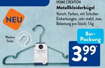 Aldi Süd HOME CREATION Metallkleiderbügel Angebot