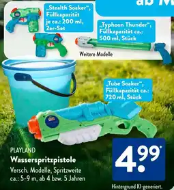 Aldi Süd PLAYLAND Wasserspritzpistole Angebot