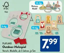 Aldi Süd PLAYLAND Outdoor-Holzspiel Angebot