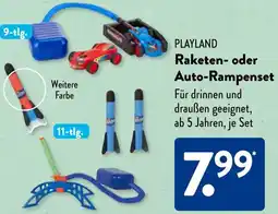 Aldi Süd PLAYLAND Raketen- oder Auto-Rampenset Angebot