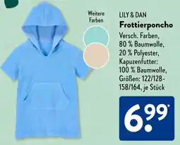 Aldi Süd LILY & DAN Frottierponcho Angebot