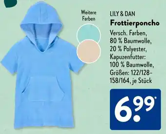 Aldi Süd LILY & DAN Frottierponcho Angebot