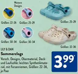 Aldi Süd LILY & DAN Sommerclogs Angebot