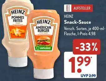 Aldi Süd HEINZ Snack-Sauce Angebot