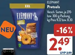 Aldi Süd ELEPHANT Pretzels Angebot