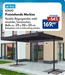 Aldi Süd KENSHO Freistehende Markise Angebot