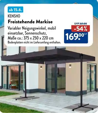 Aldi Süd KENSHO Freistehende Markise Angebot