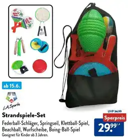 Aldi Süd LA.Sports Strandspiele-Set Angebot