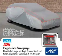 Aldi Süd APA Hagelschutz-Ganzgarage Angebot