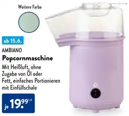 Aldi Süd AMBIANO Popcornmaschine Angebot
