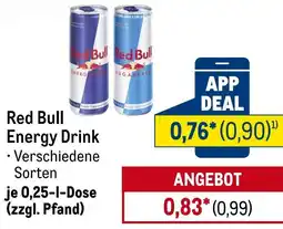 METRO Red Bull Energy Drink Angebot