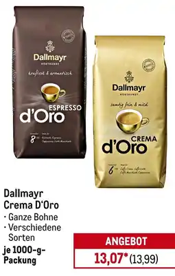 METRO Dallmayr Crema D'Oro Angebot