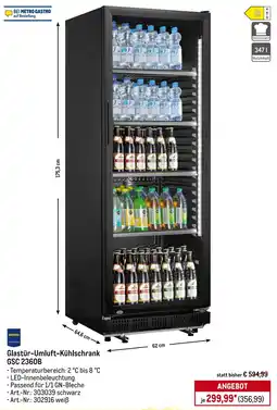 METRO METRO PROFESSIONAL Glastür-Umluft-Kühlschrank GSC 2360B Angebot