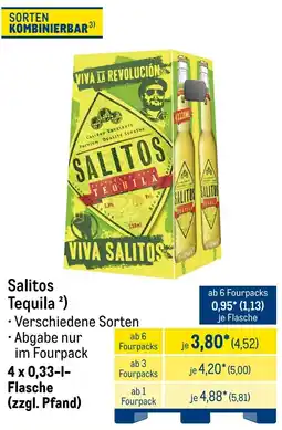METRO Salitos Tequila Angebot