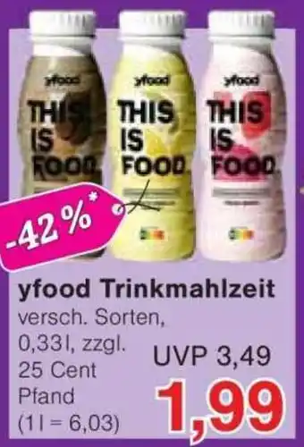 Jawoll yfood Trinkmahlzeit Angebot