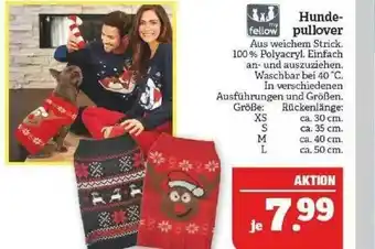 Marktkauf My Fellow Hundepullover Angebot