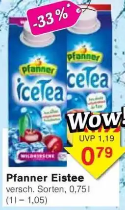 Jawoll Pfanner Eistee Angebot