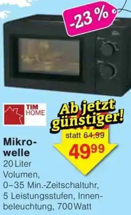 Jawoll TIM HOME Mikrowelle Angebot