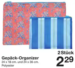 Zeeman Gepäck-Organizer Angebot