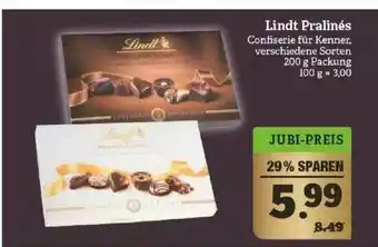 Marktkauf Lindt Pralinés Angebot