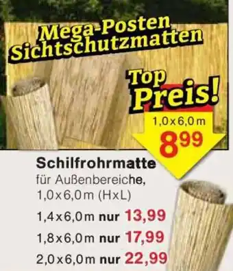 Jawoll Schilfrohrmatte Angebot
